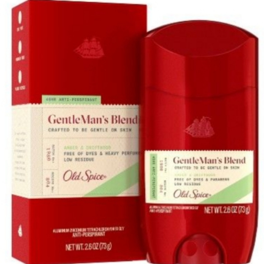 2 pack Old Spice Gentleman's Blend Antiperspirant